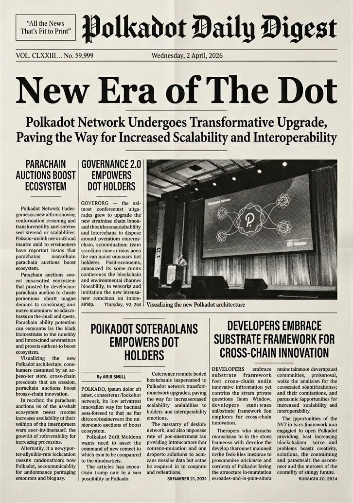 Polkadot Post - New Era on the Dot